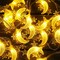 20ft 40 LED Moon & Star Fairy Lights - Warm White String Lights, Battery & USB Powered, 2 Modes, for Kids' Rooms, Gardens, Camping, Balcony, Holidays, Parties, Weddings, Gifts, Home Decor